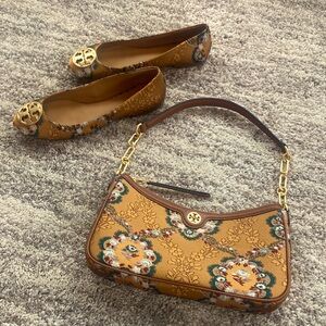 NWOT Tory Burch purse & Flats Bundle!